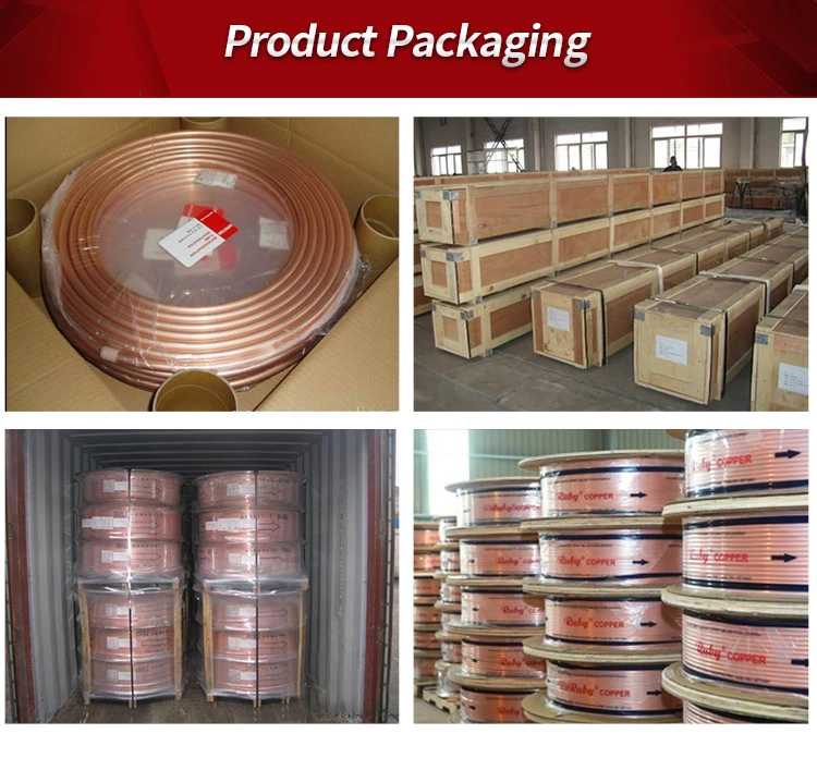 Seamless Copper Tube ASTM Uns C10100 Red Copper Tubing Seamless Copper Round Tube